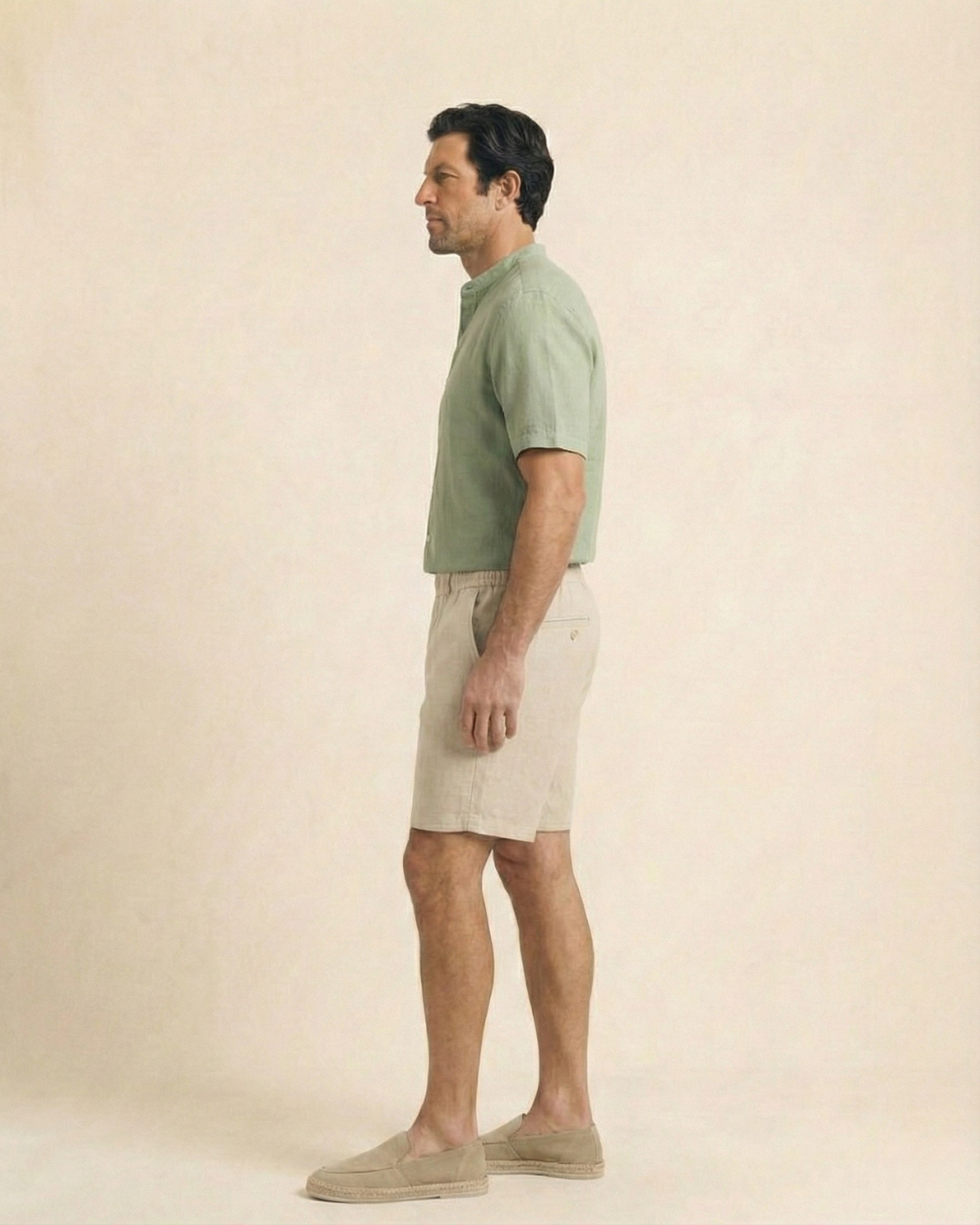 Pantalones cortos de lino Santorini 