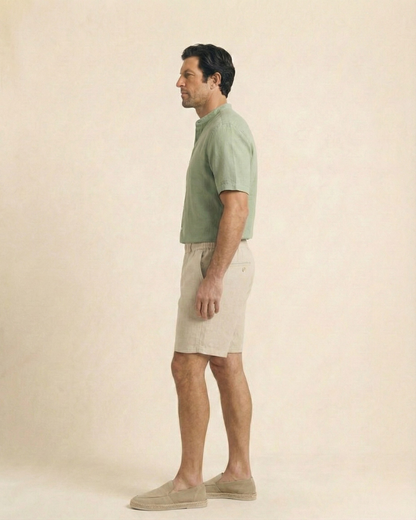 Pantalones cortos de lino Santorini 