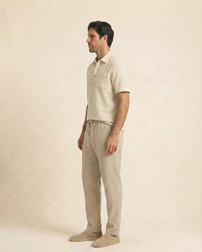 Capri Linen Polo