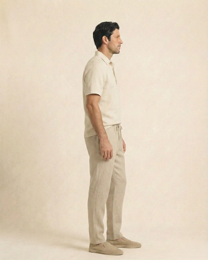 Capri Linen Polo