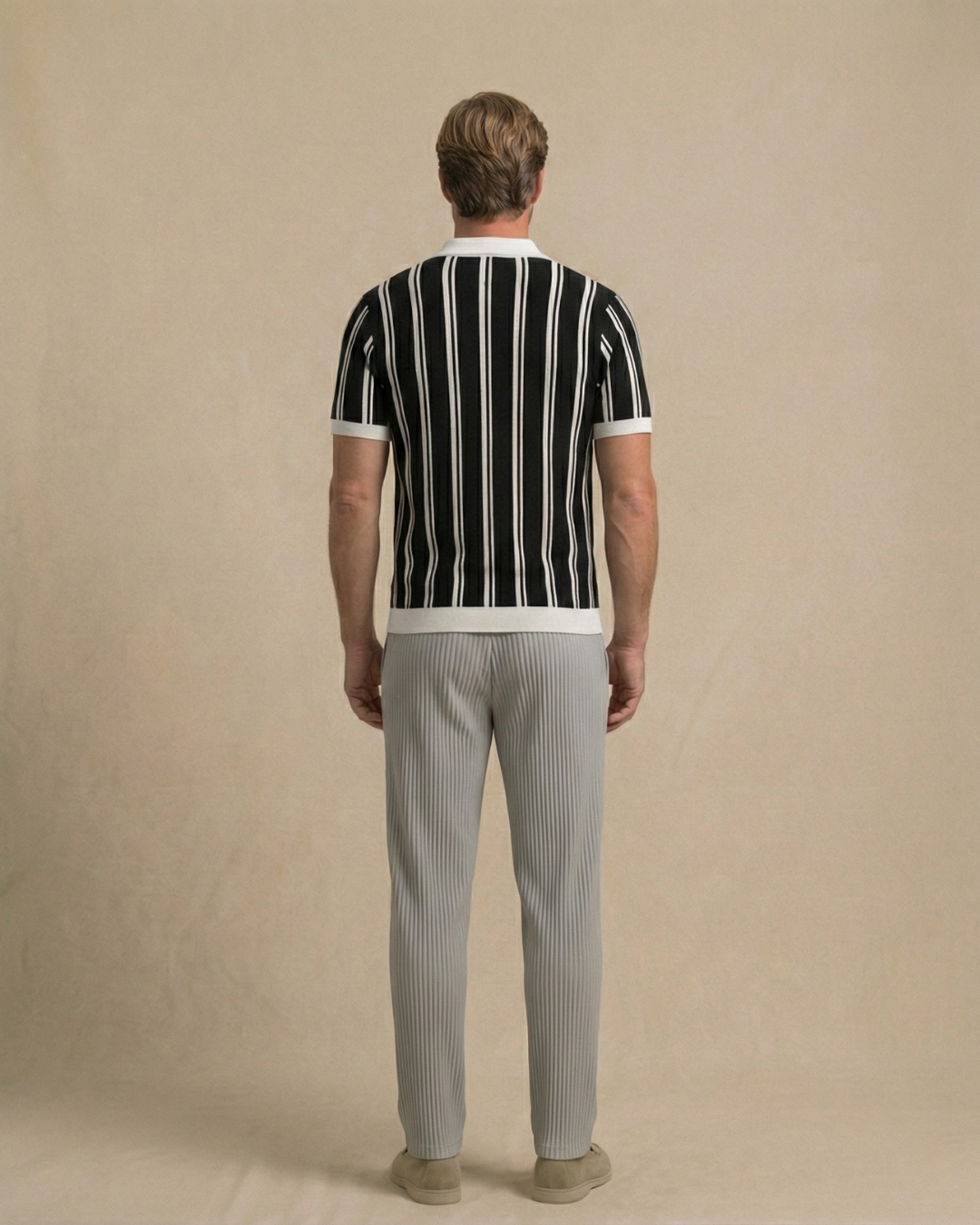 Valemont Ribbed Cotton Trousers