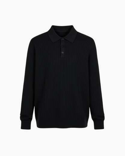 Palermo Ribbed Knit Polo
