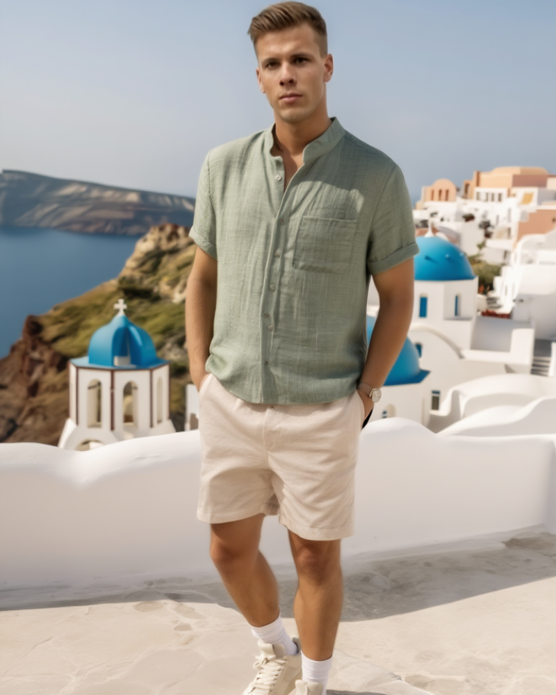 Aegean Linen Shorts