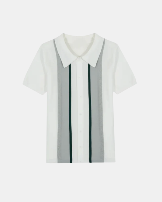 Ascot Knit Polo