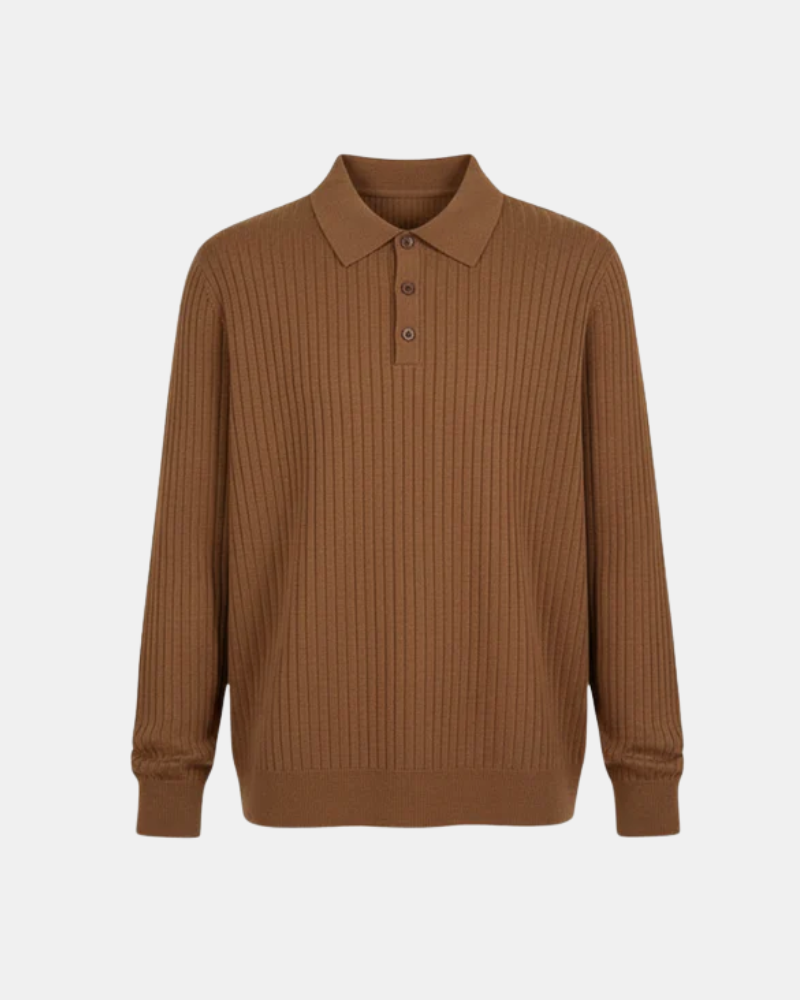Palermo Ribbed Knit Polo