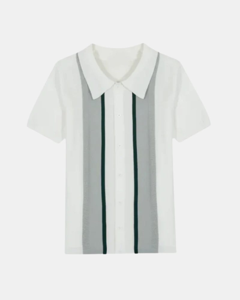 Ascot Knit Polo